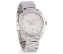 Gucci Uhr GG2570 29mm aus Edelstahl mit Diamanten