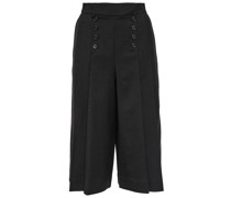 Saint Laurent High-Rise Culottes aus Wolle
