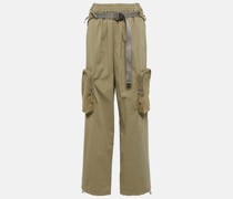 Dion Lee Cargohose aus einem Baumwollgemisch