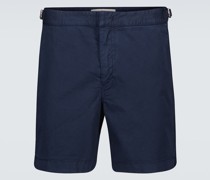 Shorts Bulldog aus Baumwoll-Twill