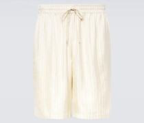 Bermuda-Shorts aus Seide