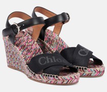 Chloe Espadrille-Wedges Piia aus Leder