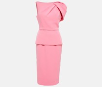 Safiyaa Midikleid aus Crepe
