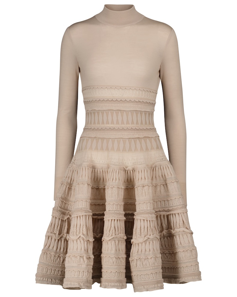 Alaïa Damen Alaia Alaia Edition 2006 Minikleid aus einem Wollgemisch IY9224 Alaïa Damen Alaia Alaia Edition 2006 Minikleid aus einem Wollgemisch IY9224