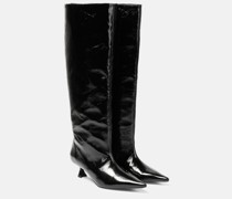 Stiefel aus Lederimitat