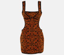 Marine Serre Minikleid aus Jacquard