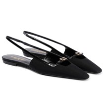 Slingback-Ballerinas Blade mit Leder