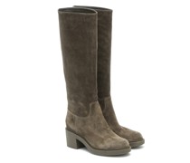 Gianvito Rossi Stiefel aus Veloursleder
