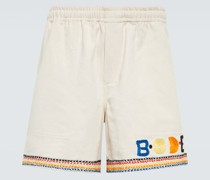 Bode Shorts Donkey Party aus Baumwolle