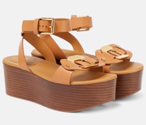 See By Chloe Plateausandalen Chany aus Leder