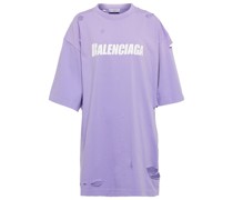Balenciaga Bedrucktes T-Shirt aus Baumwolle