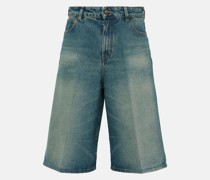Bermuda-Shorts aus Denim