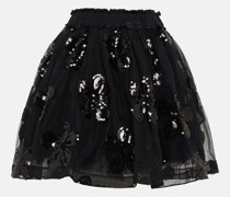 Simone Rocha Minirock mit Pailletten
