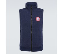 Canada Goose Weste Mersey aus einer Wollgemisch