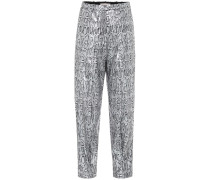 Bedruckte Metallic-Hose