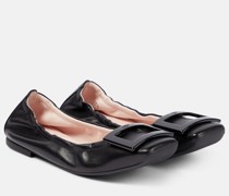 Ballerinas Viv' Pockette aus Leder