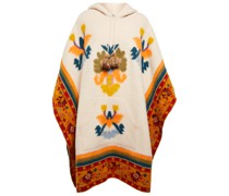 Etro Poncho aus einem Wollgemisch