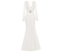 Bridal Robe Francine aus Crêpe