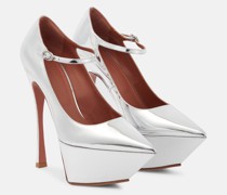 Plateau-Pumps Yigit aus Lackleder