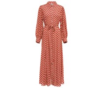 Rixo Kariertes Hemdblusenkleid Maddison