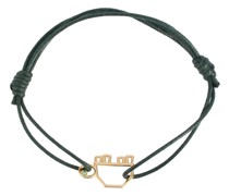 Aliita Armband Turtle aus 9kt Gelbgold mit Smaragd