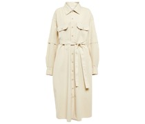 Lemaire Midikleid aus Baumwoll-Twill