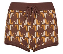 Low-Rise Shorts aus Jacquard
