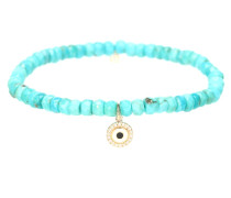 Sydney Evan Armband Evil Eye mit 14kt Gelbgold und Diamanten