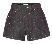 High-Rise Jeansshorts