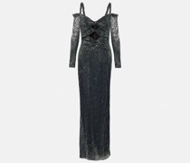 Altuzarra Robe aus einem Seidengemisch
