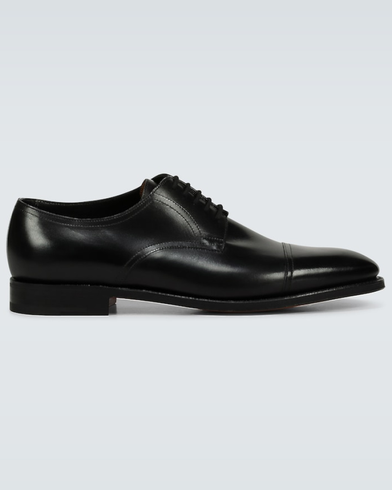 Herren Schuhe Schnürschuhe Oxford Schuhe John Lobb Leder Becketts Oxford-Schuhe in Schwarz für Herren 
