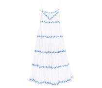 Caroline Constas Besticktes Midikleid Katrina aus Popeline