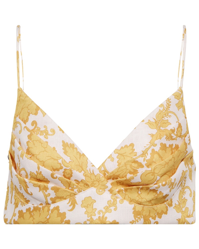 Zimmermann Damen Zimmermann Bustier Postcard aus Leinen Zimmermann Damen Zimmermann Bustier Postcard aus Leinen