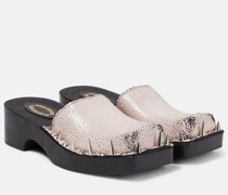 Acne Studios Clogs aus Veloursleder