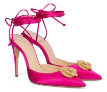 Magda Butrym Verzierte Pumps aus Satin