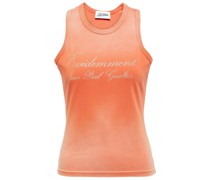 Jean Paul Gaultier Bedrucktes Tanktop aus Baumwolle