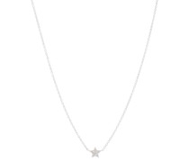 Halskette Invisible Set Diamond Star aus 18kt Weissgold mit Diamanten