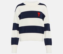 Ami Paris Pullover Ami de Cour aus Baumwolle und Wolle