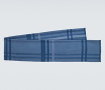 Karierter Schal aus Schurwolle