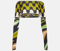 Pucci Bedrucktes Cropped-Top