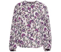 Isabel Marant Bluse Brunille aus einem Seidengemisch