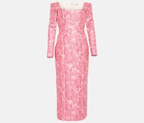Emilia Wickstead Midikleid Birch aus Cloque