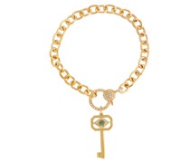 Armband Eye Key aus 14kt Gelbgold mit Edelsteinen