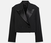 Doppelreihiger Cropped-Blazer