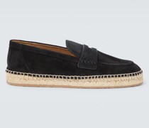 Espadrilles Lido aus Veloursleder