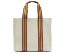 Tote The Suitcase Stripe Medium aus Canvas