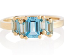Suzanne Kalan Ring Amalfi aus 14kt Gelbgold mit Topasen