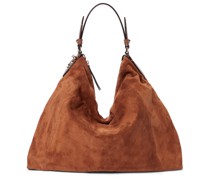 Jimmy Choo Tote Ana Small aus Veloursleder