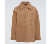 Fendi Jacke aus Shearling und Kaschmir