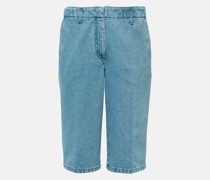 Mid-Rise Jeansshorts